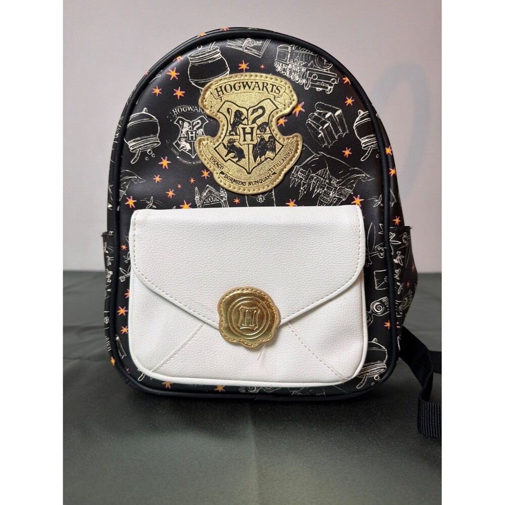 Harry Potter Hogwarts Acceptance Letter Mini Backpack Black Bag Womens